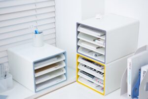 Desktop open file cabinet 4 drawers stackable