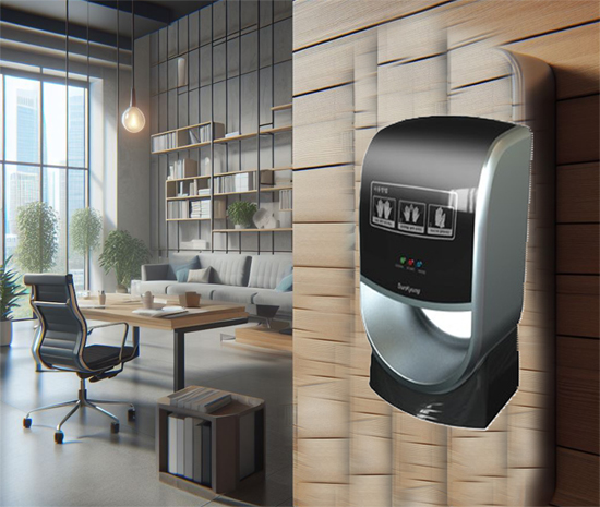 Living Star Perfect automatic touchless sanitizer dispenser - lifestyle image v1