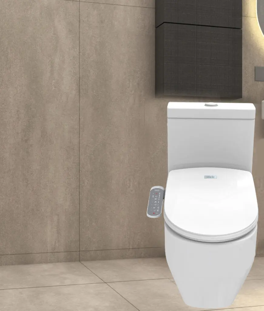 Best bidet toilet seat - lifestyle image in home
