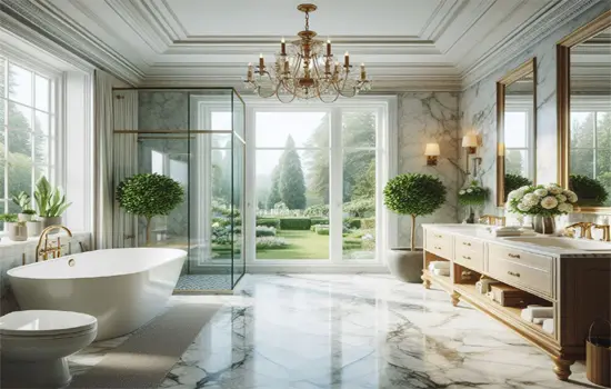 living star - lifestyle image of a bathroom