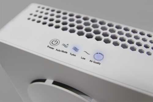 room air purifier control panel