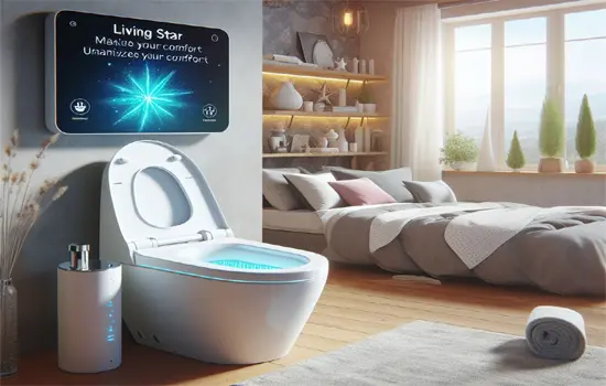 nightlight toilet - a toilet with lighting in a room