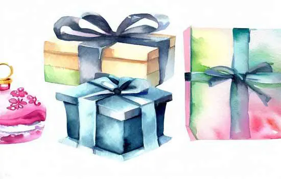 Unique gifts ideas - an image with a gift box wrapped