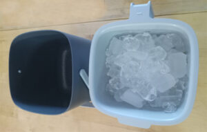 Hotel Room Ice Buckets - inner and outer buckets with ice